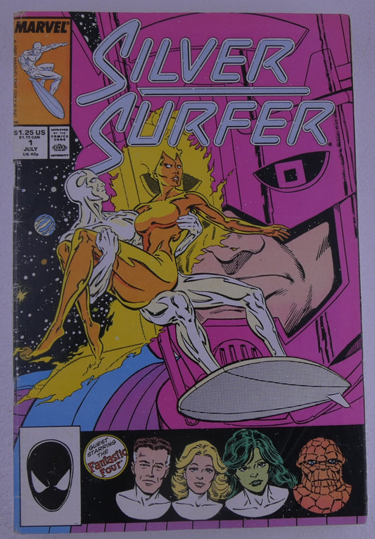 Silver Surfer 1 1987 Marvel Comics debut issue cover art