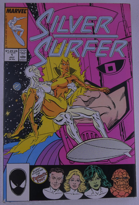 Silver Surfer 1 1987 Marvel Comics debut issue cover art