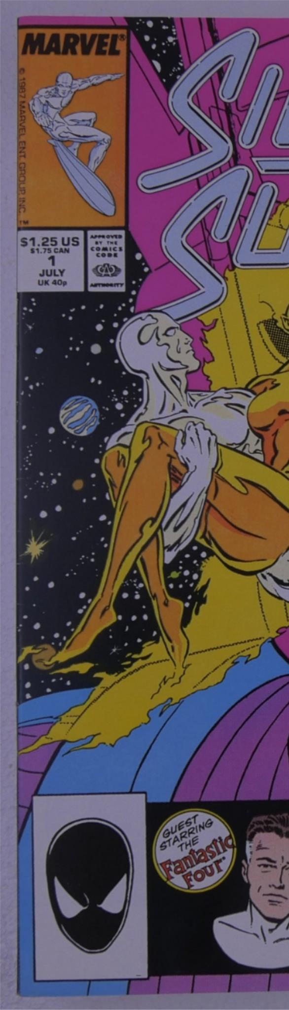 Silver Surfer #1 (1987) Marvel Comics Guest Fantastic Four