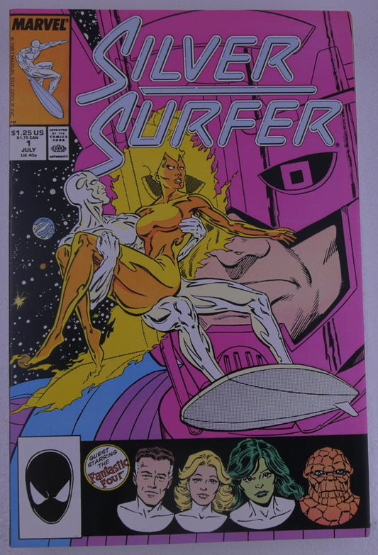 Silver Surfer 1 1987 Marvel Comics debut issue cover art