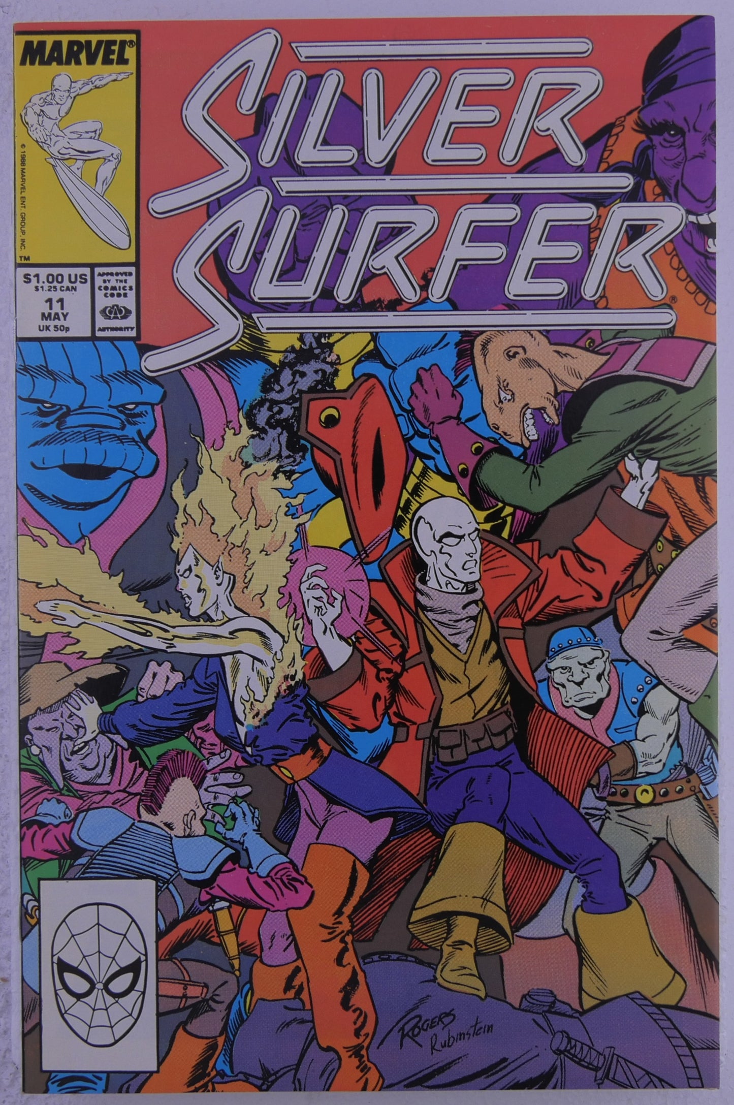 Silver Surfer Vol. 3 #11 (1988) Nova | DM Vault Co.