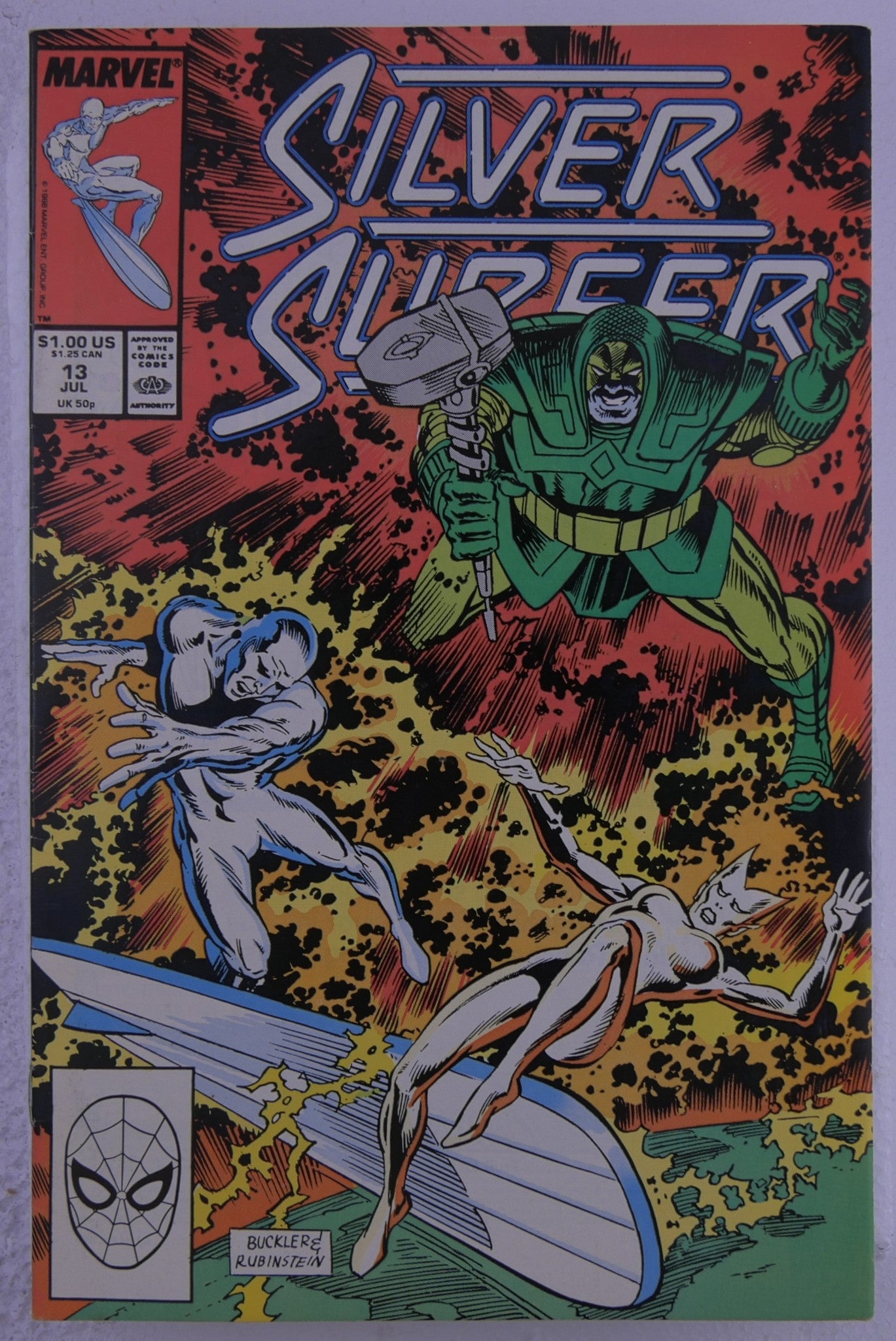 Silver Surfer Vol. 3 #11–15 (1987–1988) Nova Arc | Marvel Comics