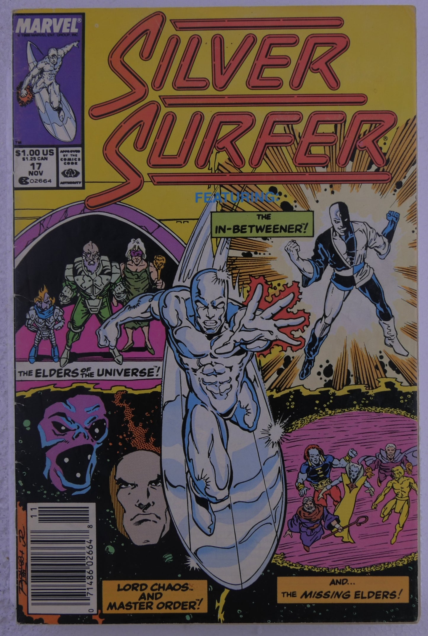 Silver Surfer Vol 3 #17 (1988) In-Betweeners & Elders of the Universe