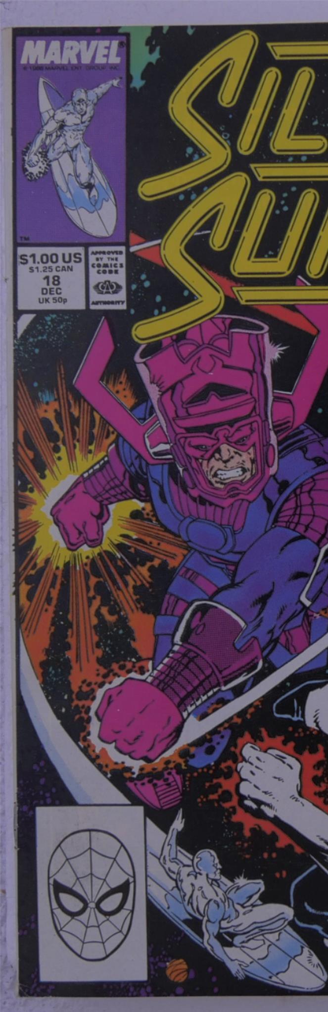 Silver Surfer #18 (Marvel, 1988) Galactus vs. The In-Betweener