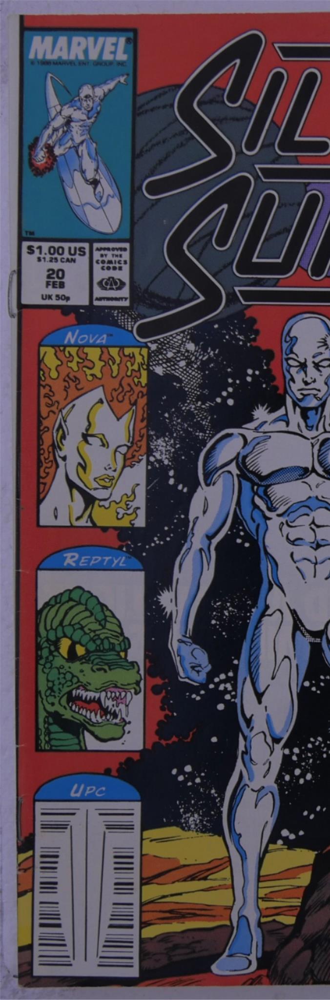 Silver Surfer #20 (Marvel, 1989) Nova Firelord Super-Skrull Reptyl