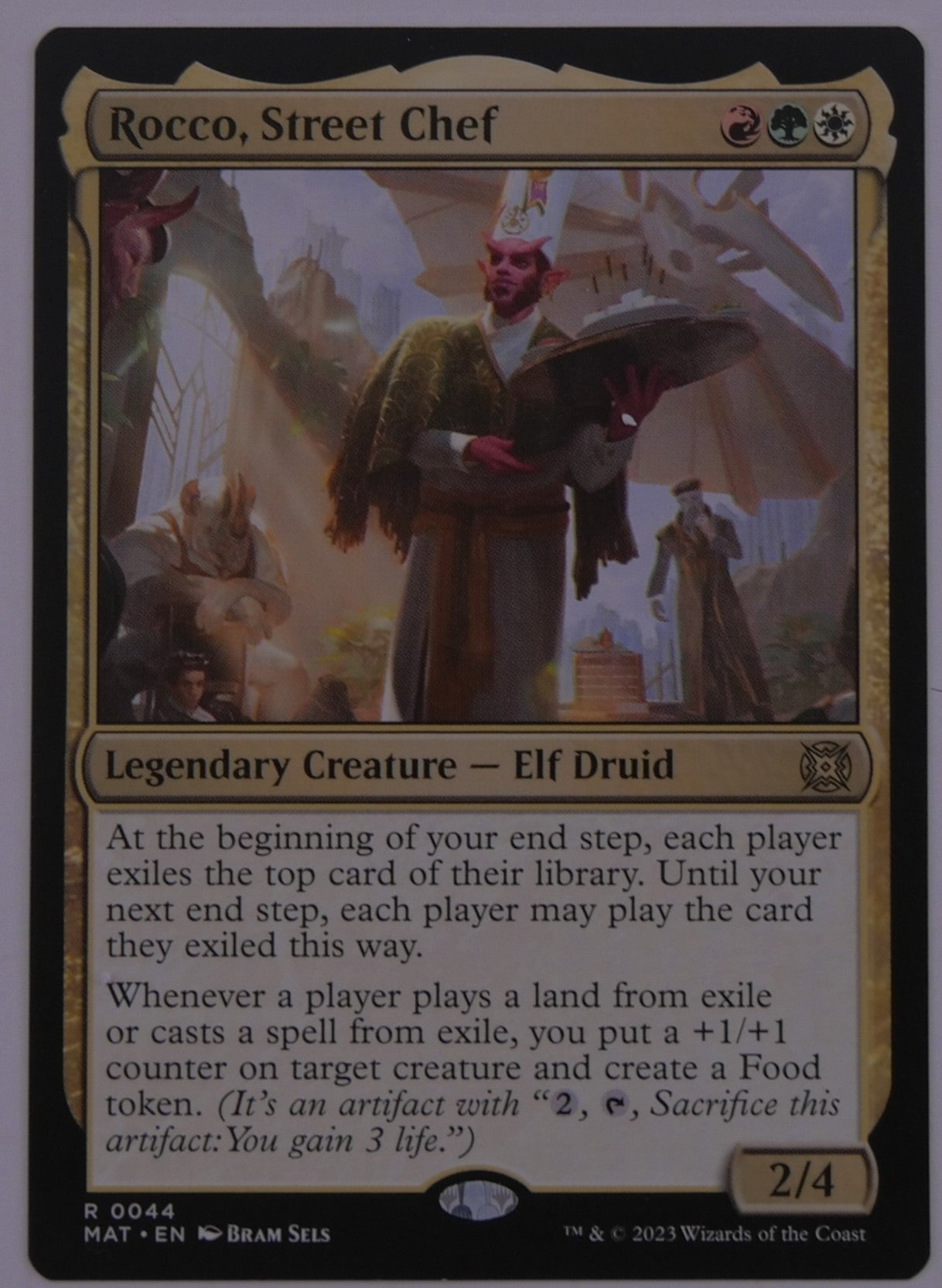 MTG Commander Starter Bundle – Rocco, Street Chef (15-Card Support Pack)