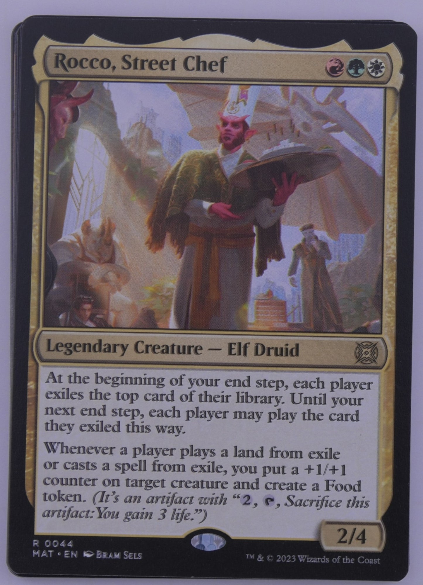 MTG Commander Starter Bundle – Rocco, Street Chef (15-Card Support Pack)