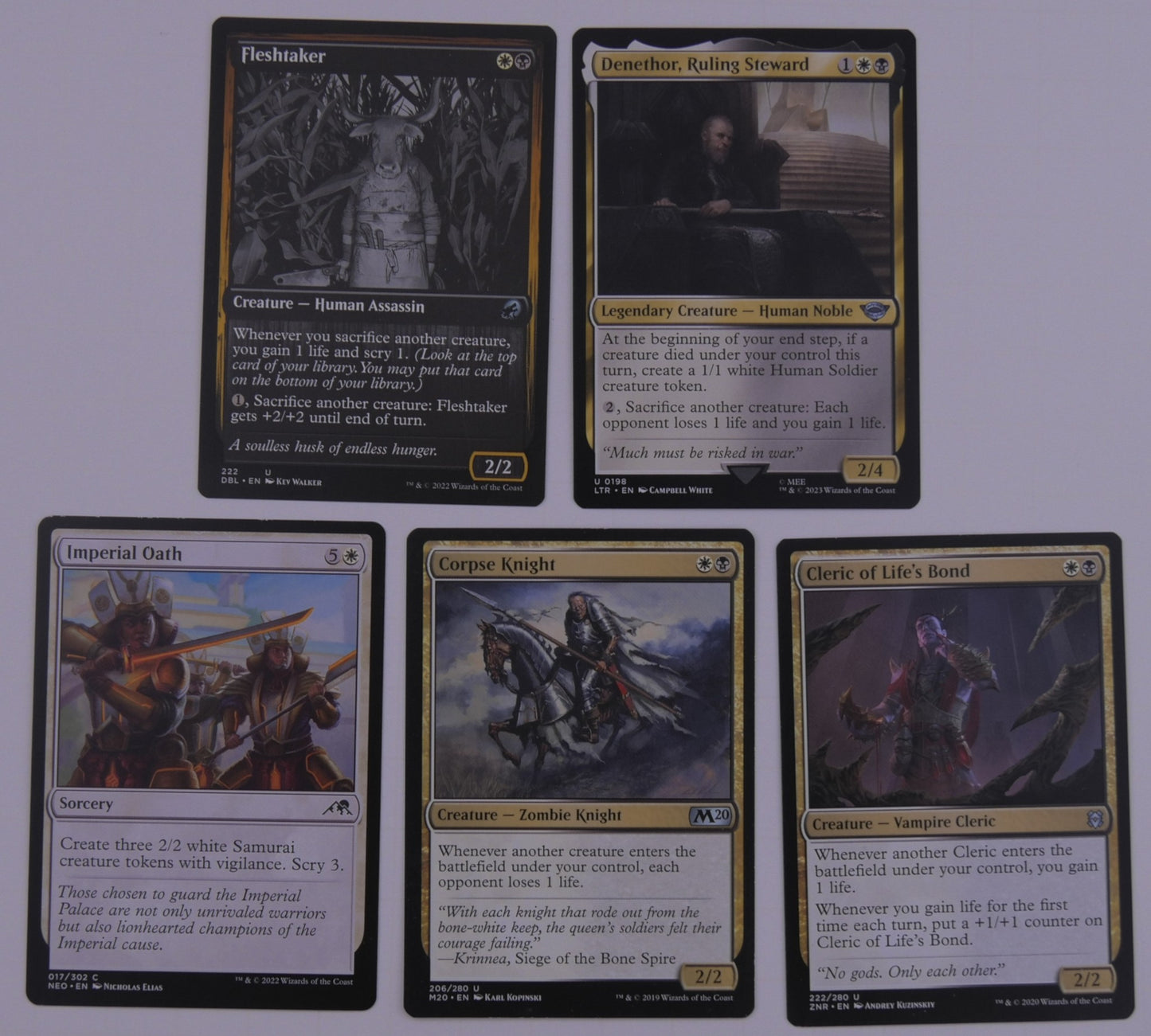 MTG Elas il-Kor Commander Pack | 17 Cards | Orzhov Lifegain Core