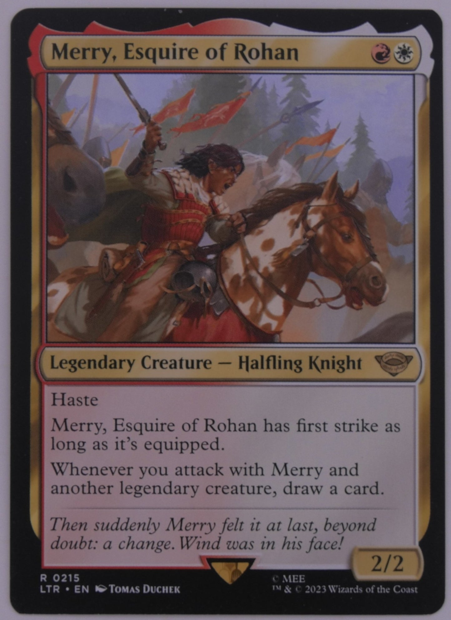 MTG Commander Pack – Merry, Esquire of Rohan – 15 Card Boros Aggro Core