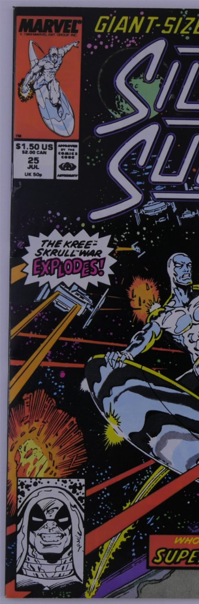 Silver Surfer #25 Giant-Size (Marvel, 1989) Kree-Skrull War New Super-Skrull