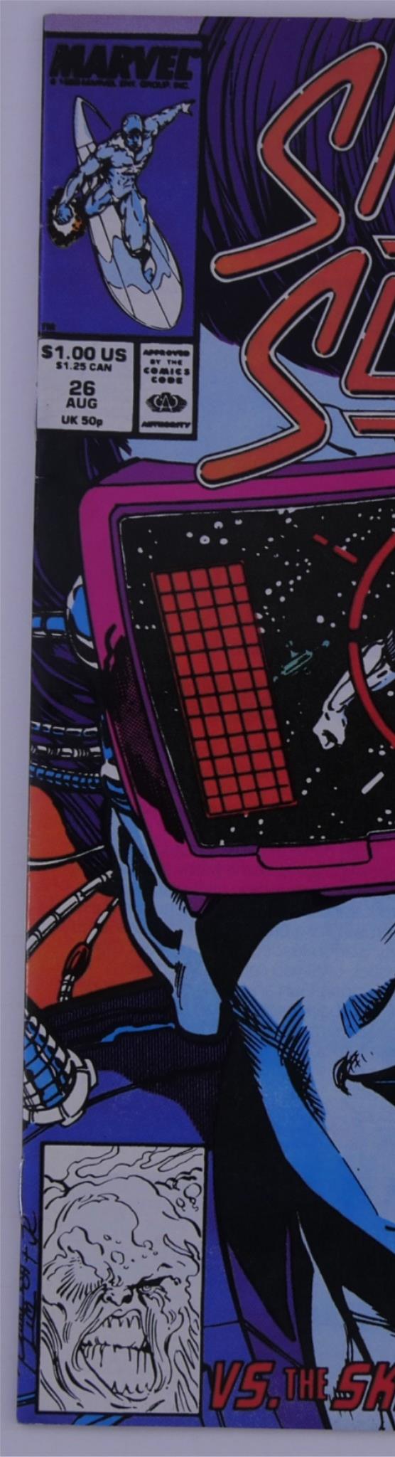 Silver Surfer #26 (Marvel, 1989) Z-Day vs Skrull That Walks Like a Kree