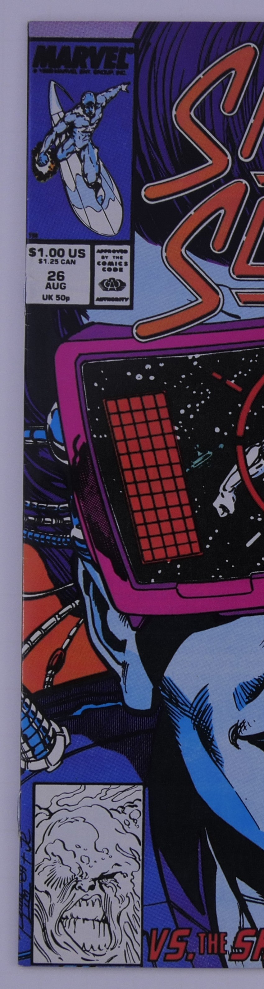 Silver Surfer #26 (Marvel, 1989) Z-Day vs Skrull That Walks Like a Kree
