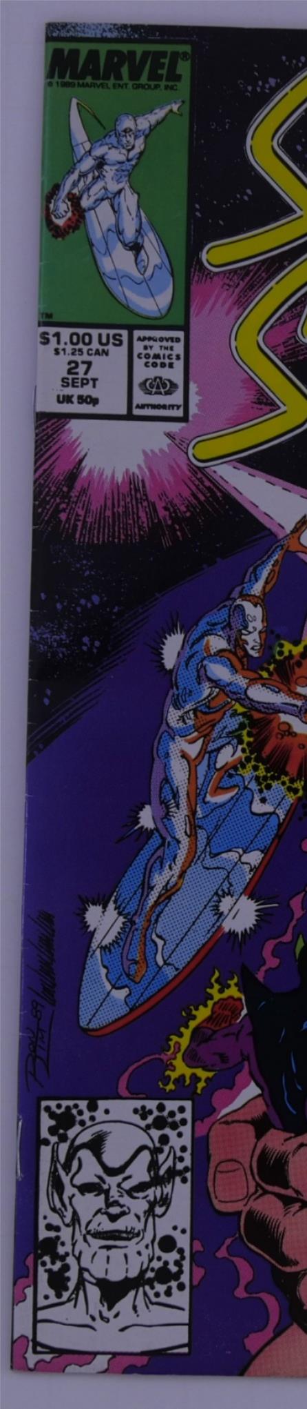 Silver Surfer #27 (Marvel, 1989) Along Came a Stranger Featuring Super-Skrull