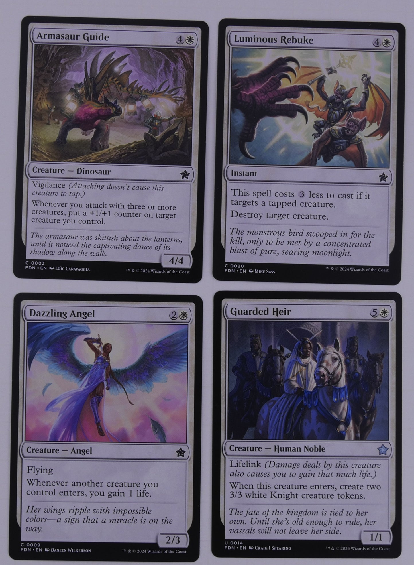 MTG Foundations FDN White Commons & Uncommons You Pick Choose Your Card