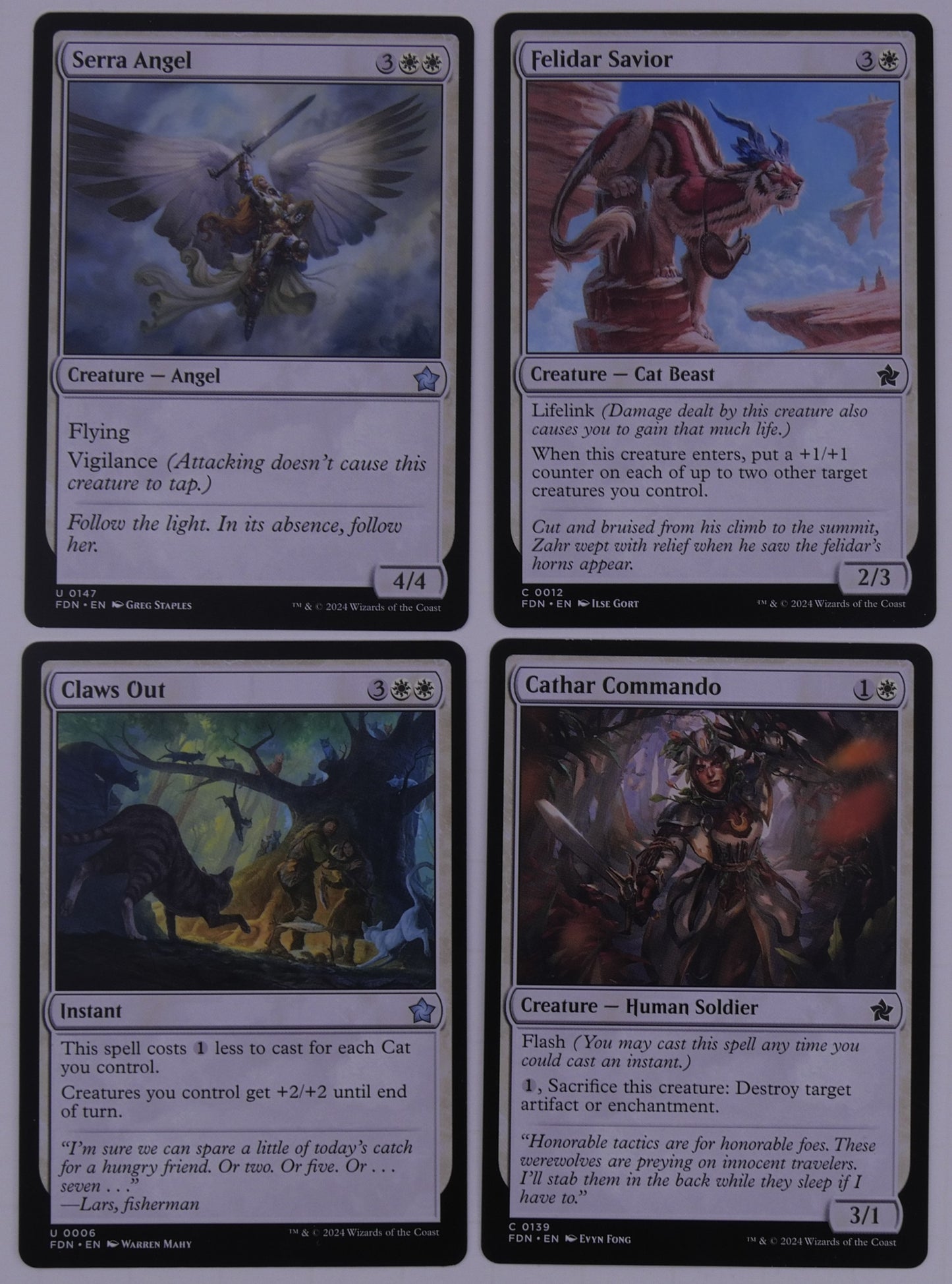 MTG Foundations FDN White Commons & Uncommons You Pick Choose Your Card