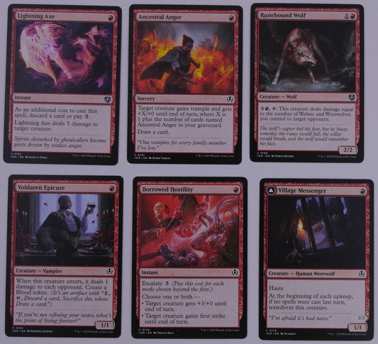 MTG Innistrad Remastered – Red Commons & Uncommons | You Pick