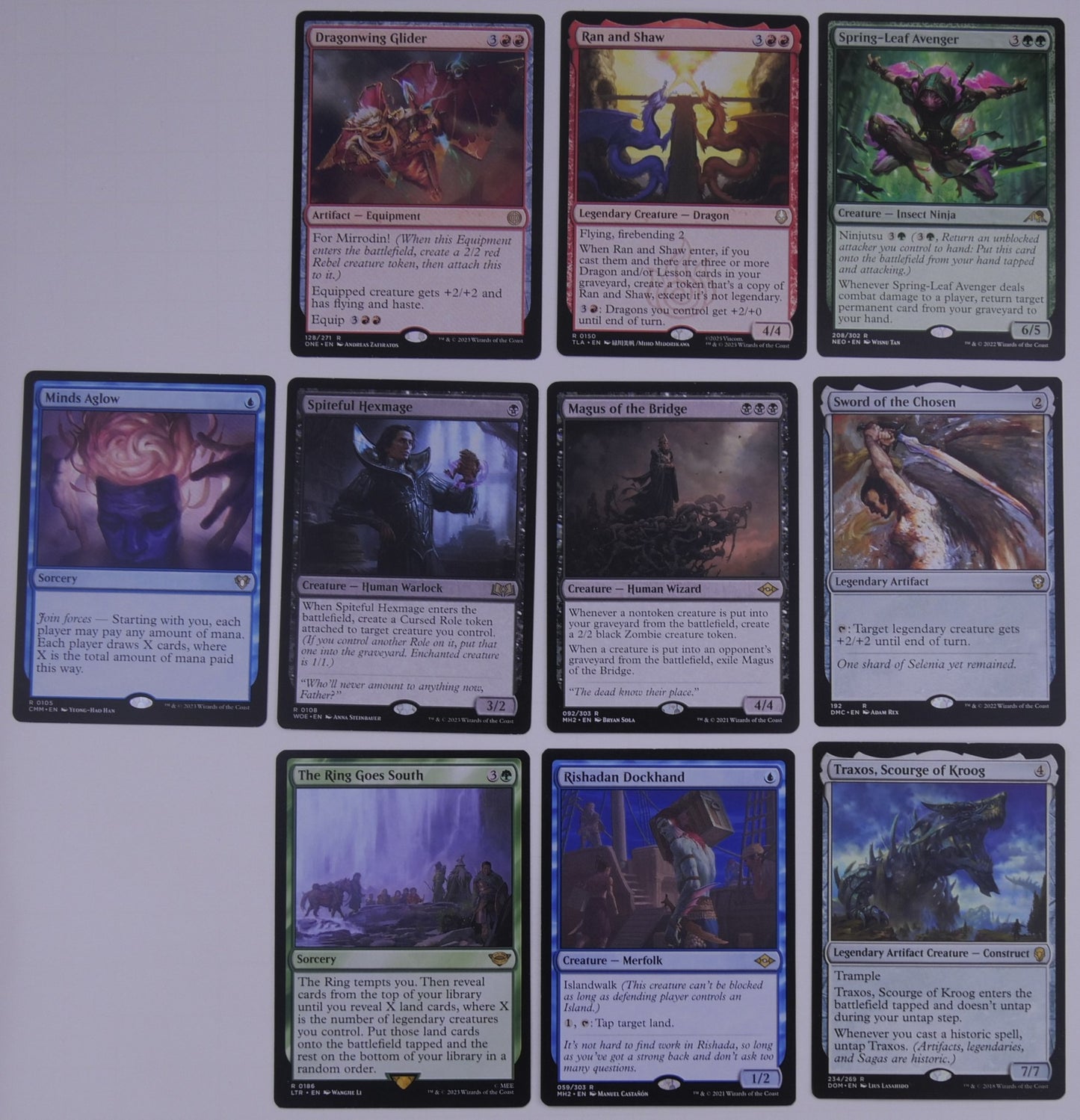 Curated Rare Pack (10) MTG — 10 Random Rares (No Duplicates)