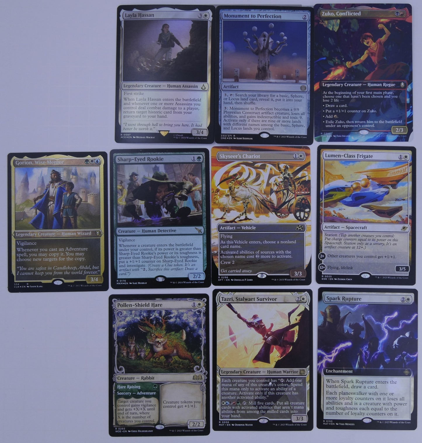 MTG 10 Rare Variants Lot - Foil/Showcase/Borderless Random