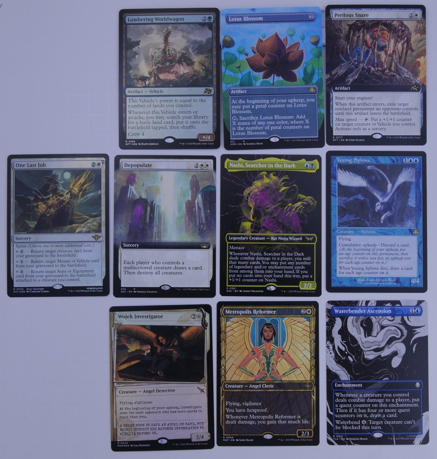 MTG 10 Rare Variants Lot - Foil/Showcase/Borderless Random
