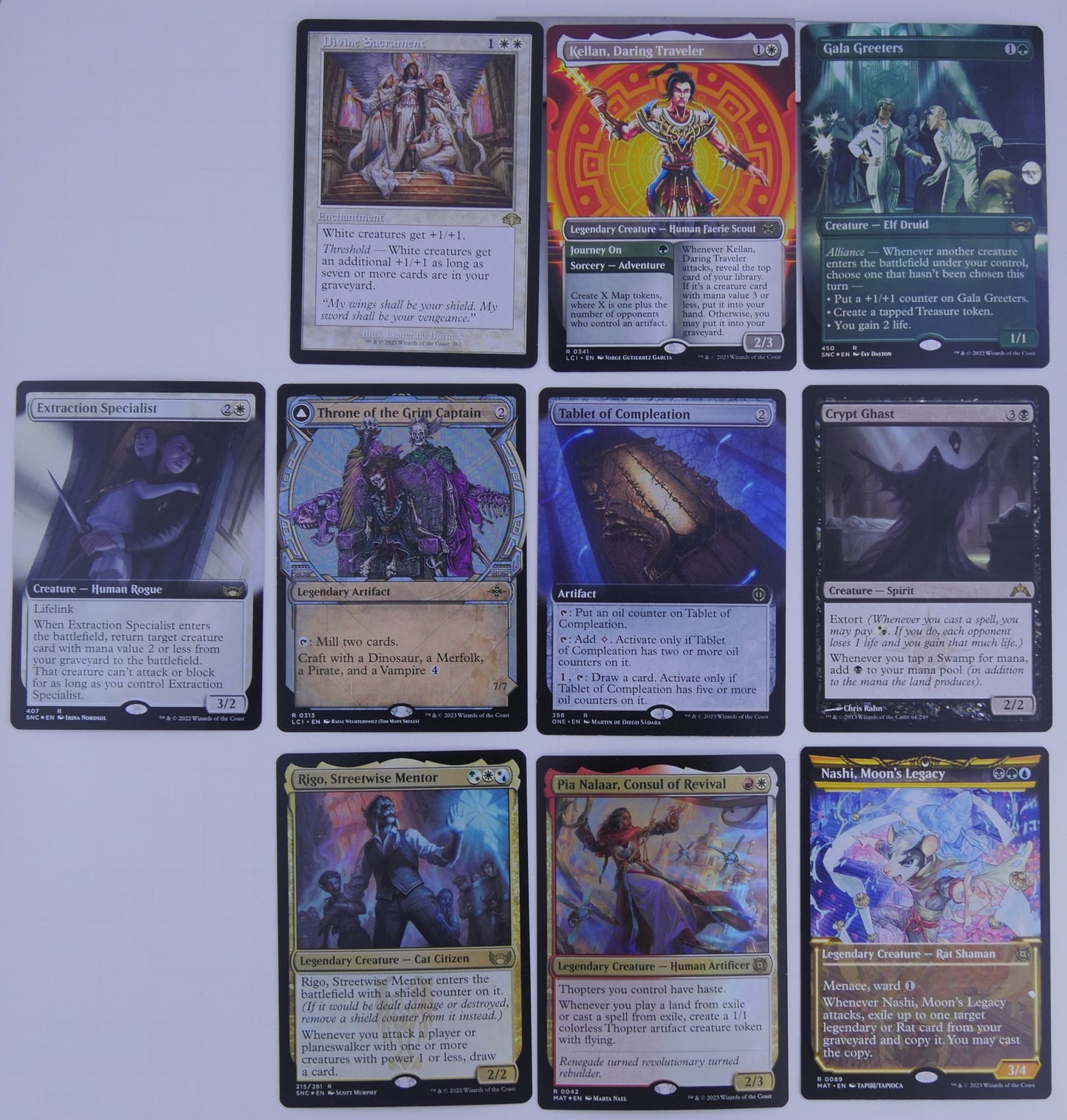 MTG 10 Rare Variants Lot - Foil/Showcase/Borderless Random
