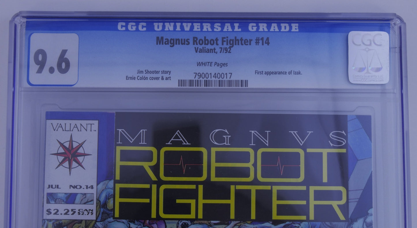 Magnus Robot Fighter #14 CGC 9.6 White Pages First Appearance of Izak