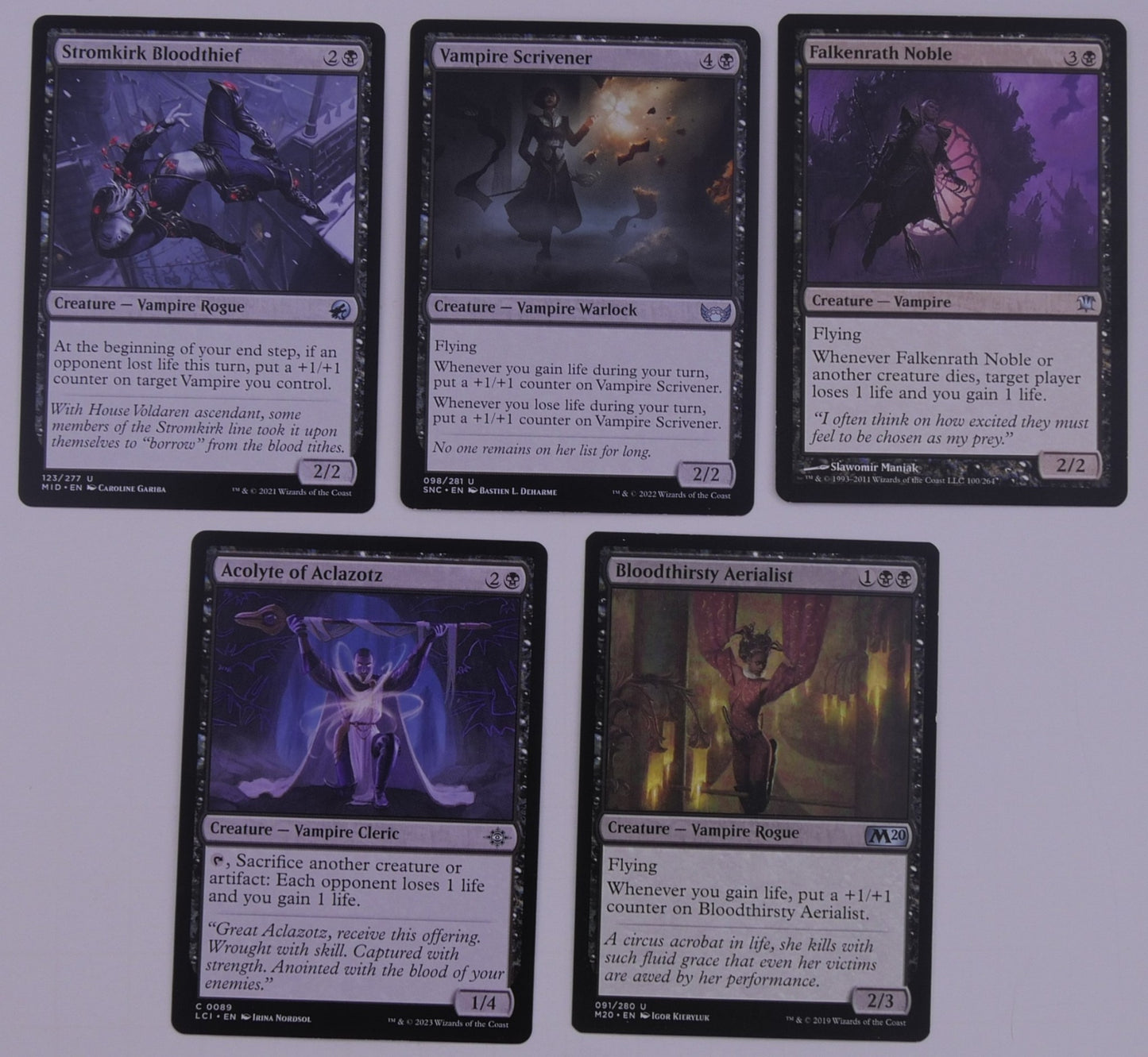Vampire Lifegain Bundle (15 Cards) | MTG Tribal Drain & Counters