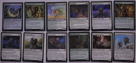 12-card MTG Lorwyn Kithkin tribal value creatures pack grid, exact cards shown – DM Vault Co