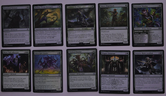 MTG Elf tribal +1/+1 counters midrange pack featuring green Elf synergy cards – DM Vault Co