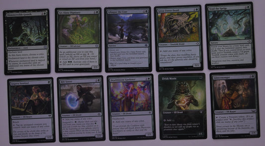 MTG Elf tribal mana ramp and resource engine pack featuring green Elf synergy cards – DM Vault Co