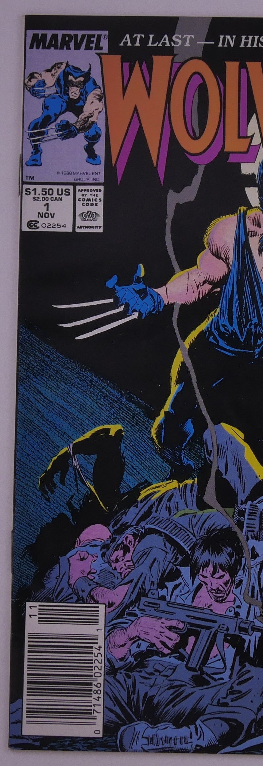 Wolverine #1 (1988) Solo Series Debut Chris Claremont Marvel