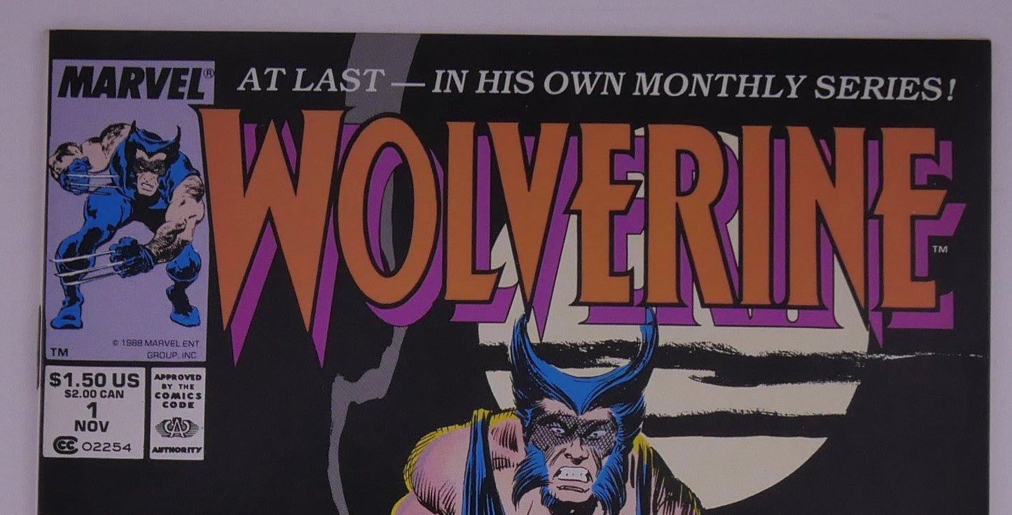 Wolverine #1 (1988) Solo Series Debut Chris Claremont Marvel