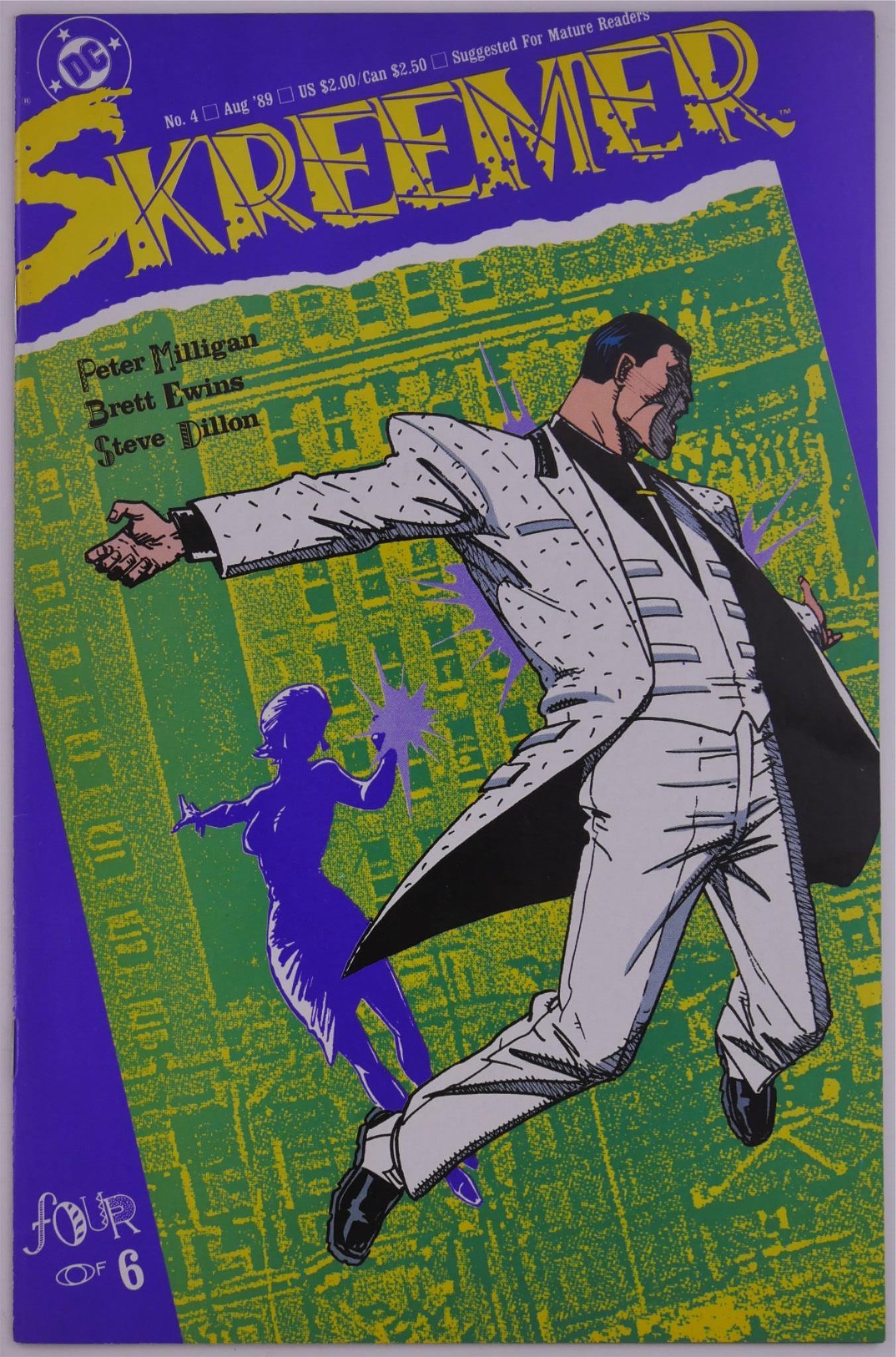 Skreemer #1–6 Complete Series (1989) DC Comics Mature Readers