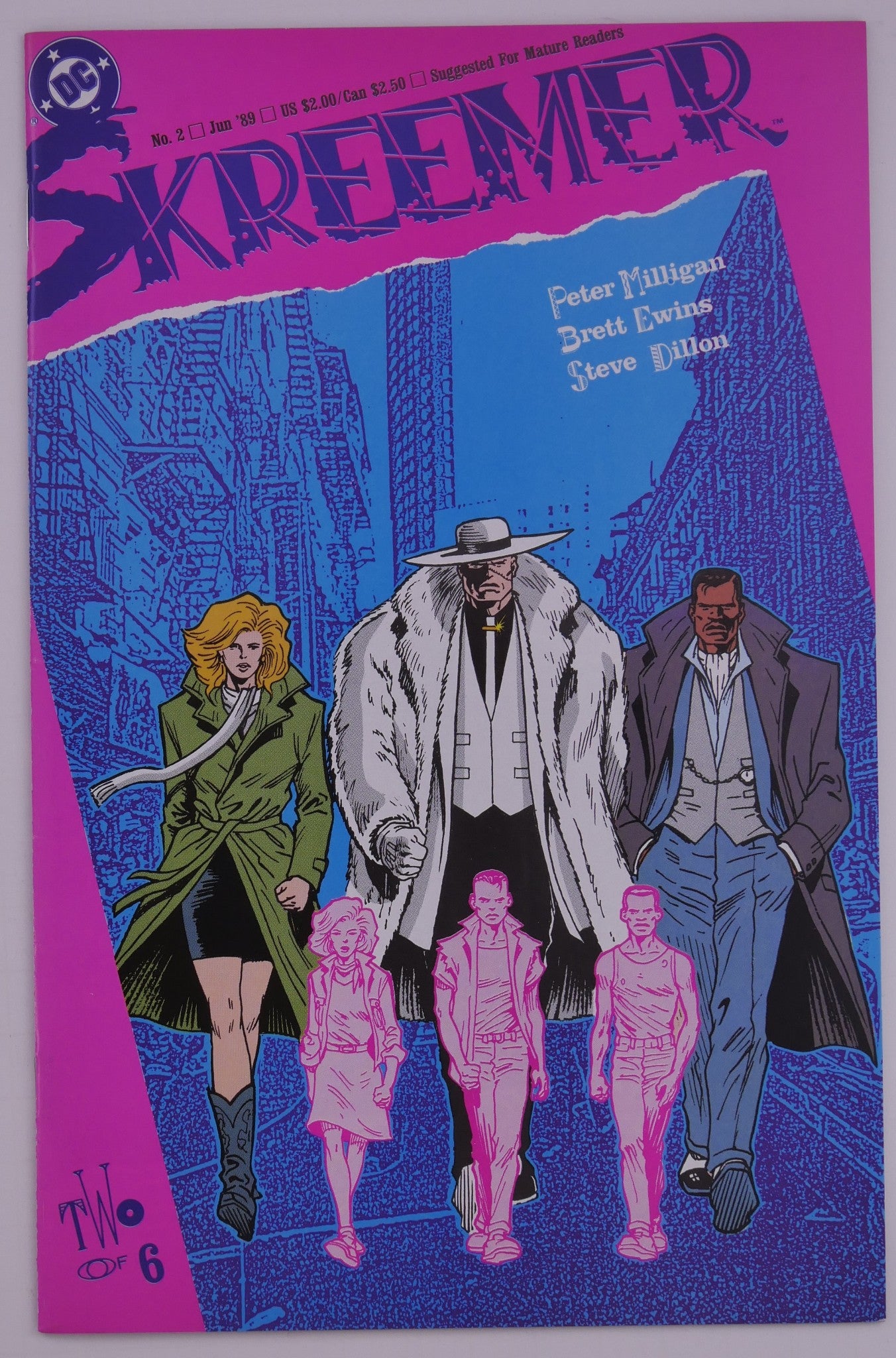 Skreemer #1–6 Complete Series (1989) DC Comics Mature Readers