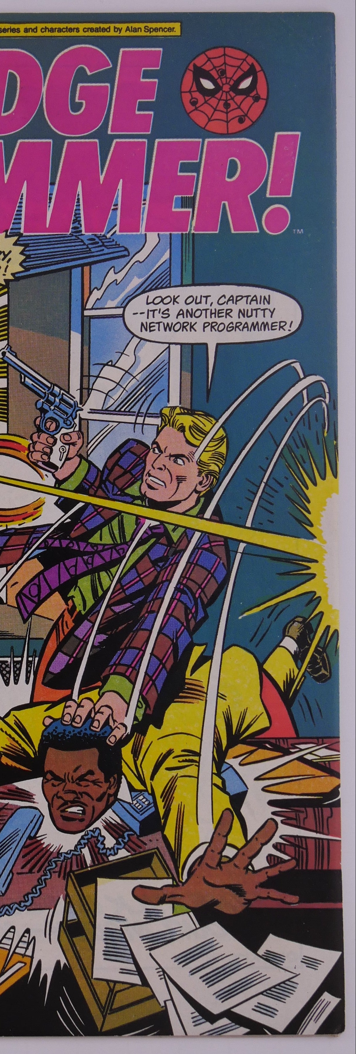 Sledge Hammer! #2 Marvel Comics Spider-Man Cover (1988)