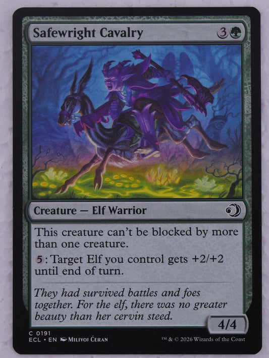 Safewright Cavalry Lowryn: Eclipsed 0191 MTG Elf Warrior card DM Vault Co