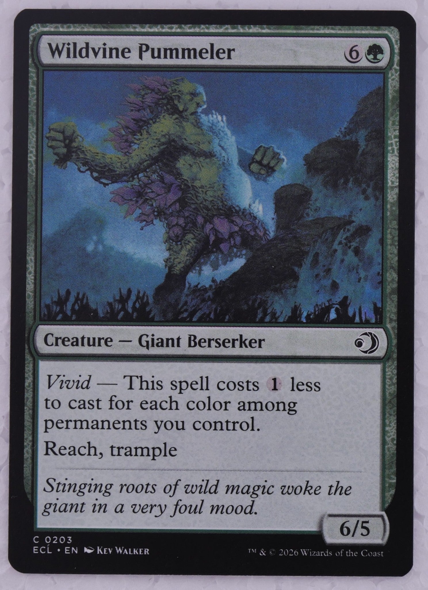 Wildvine Pummeler Lowryn: Eclipsed 0203 MTG green Giant Berserker trample DM Vault Co