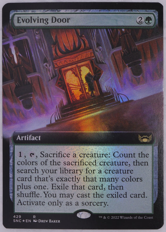 Evolving Door MTG SNC 429 foil finish artifact card
