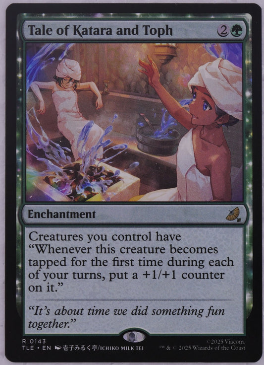Tale of Katara and Toph MTG TLE 143 regular finish enchantment card