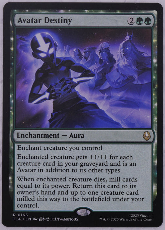Avatar Destiny MTG TLA 165 regular finish enchantment aura card