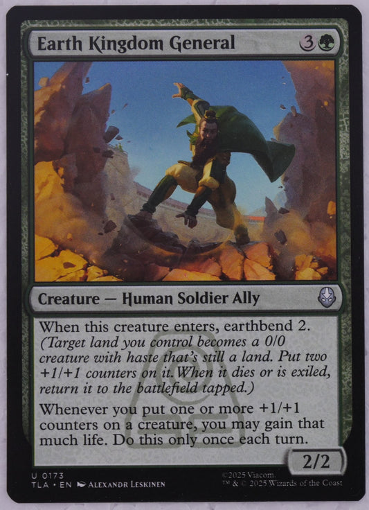 Earth Kingdom General MTG TLA 173 regular finish creature card