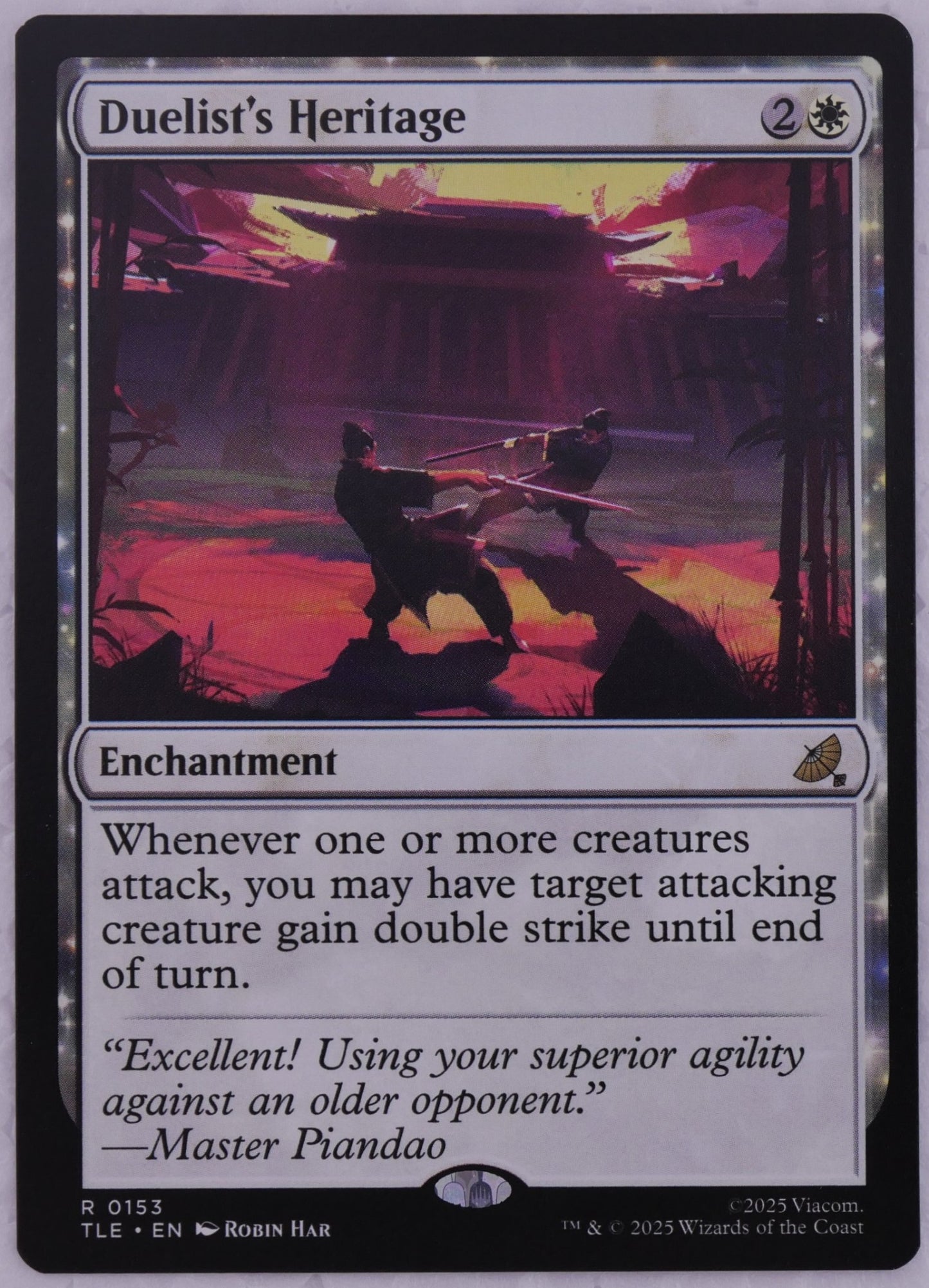 Duelist's Heritage TLE 0153 MTG Rare Avatar The Last Airbender — DM Vault Co