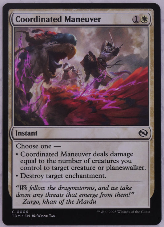 Coordinated Maneuver TDM 0006 MTG instant removal card, regular finish non-foil — DM Vault Co