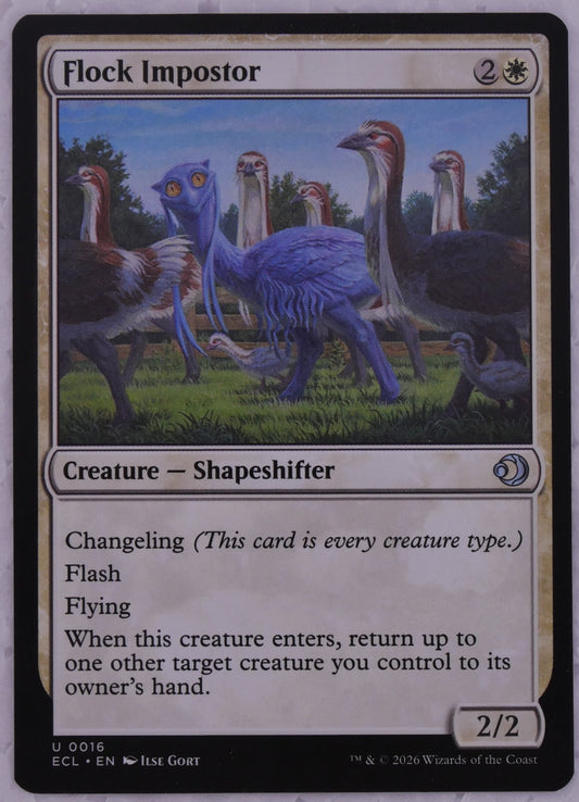Flock Impostor MTG ECL 016 regular finish changeling creature