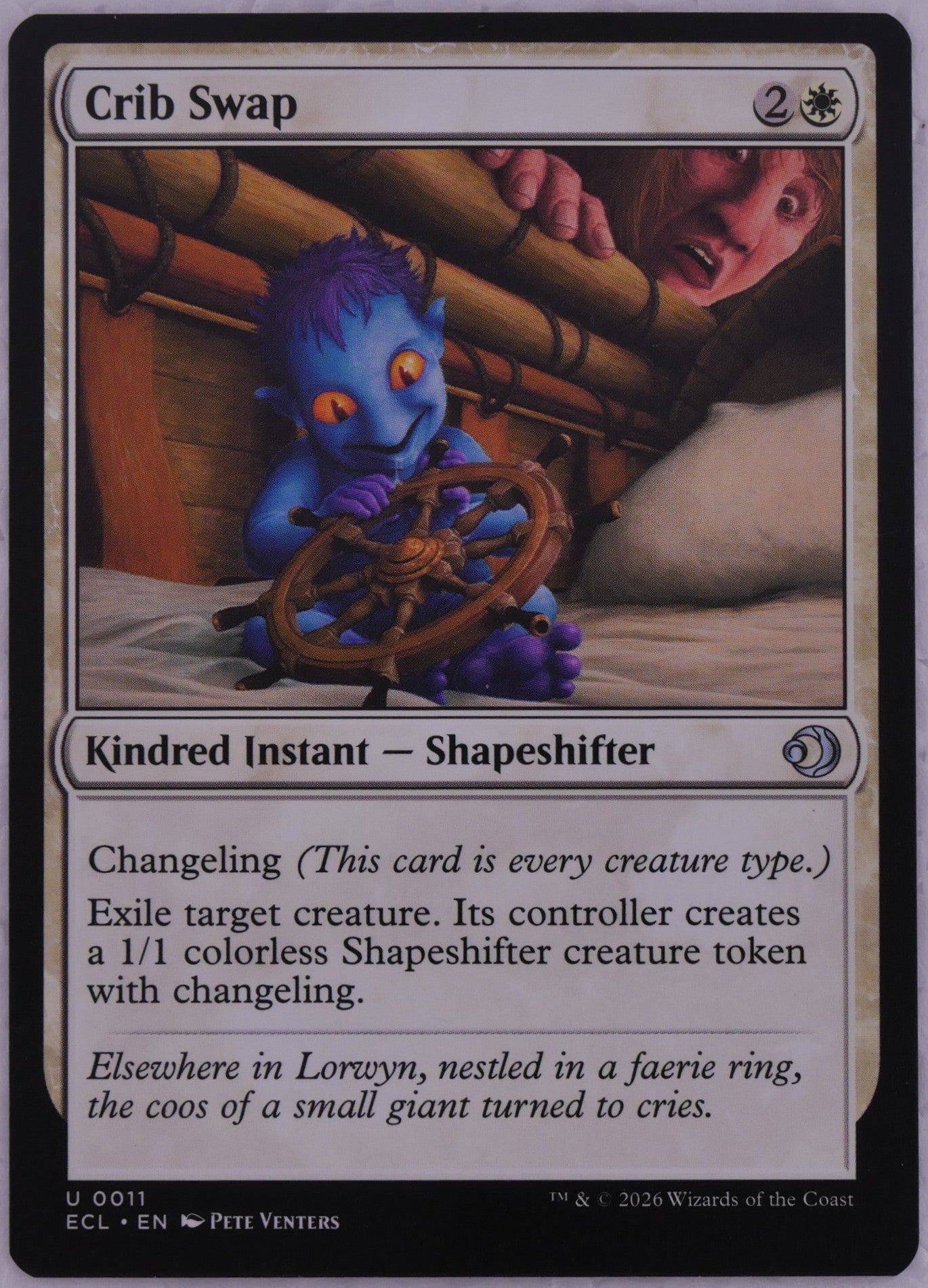 Crib Swap MTG ECL 011 regular finish kindred instant card