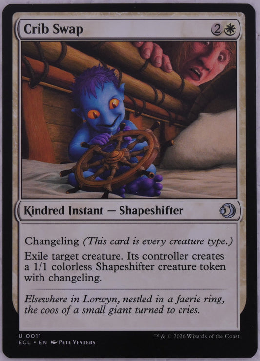 Crib Swap MTG ECL 011 regular finish kindred instant card