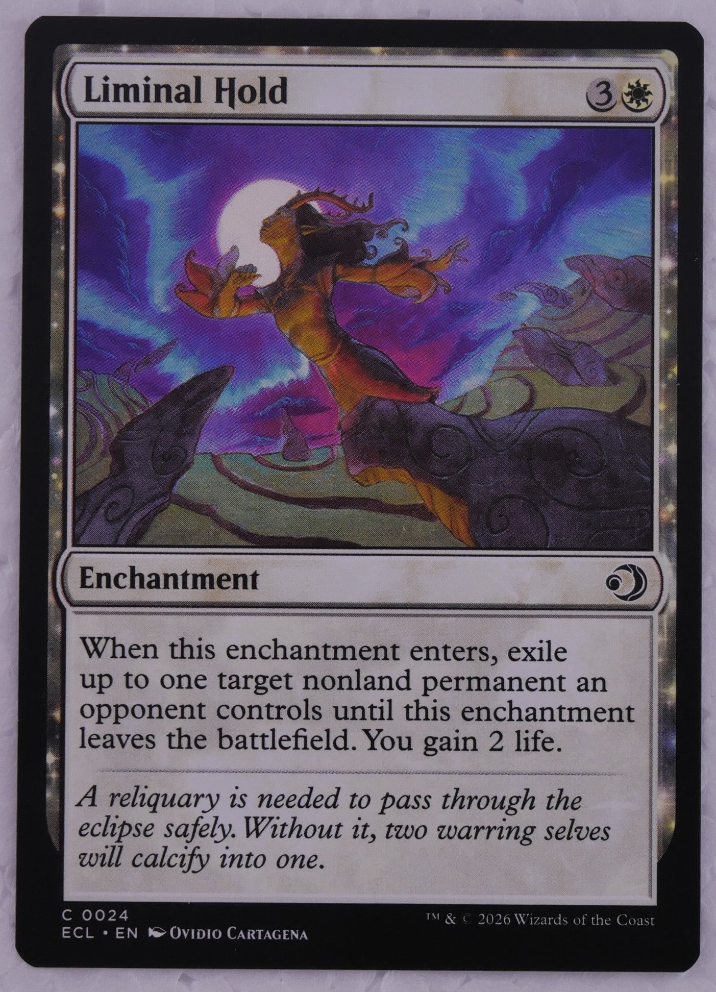 Liminal Hold MTG ECL 024 regular finish enchantment card