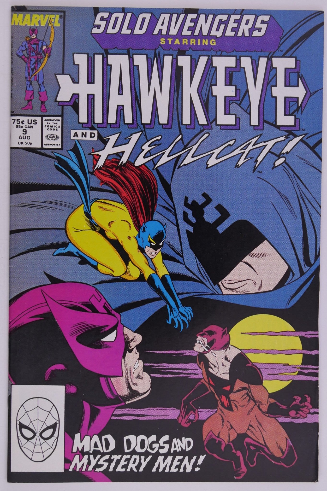 Solo Avengers Starring Hawkeye #7-10 Marvel 1988 Comic Lot