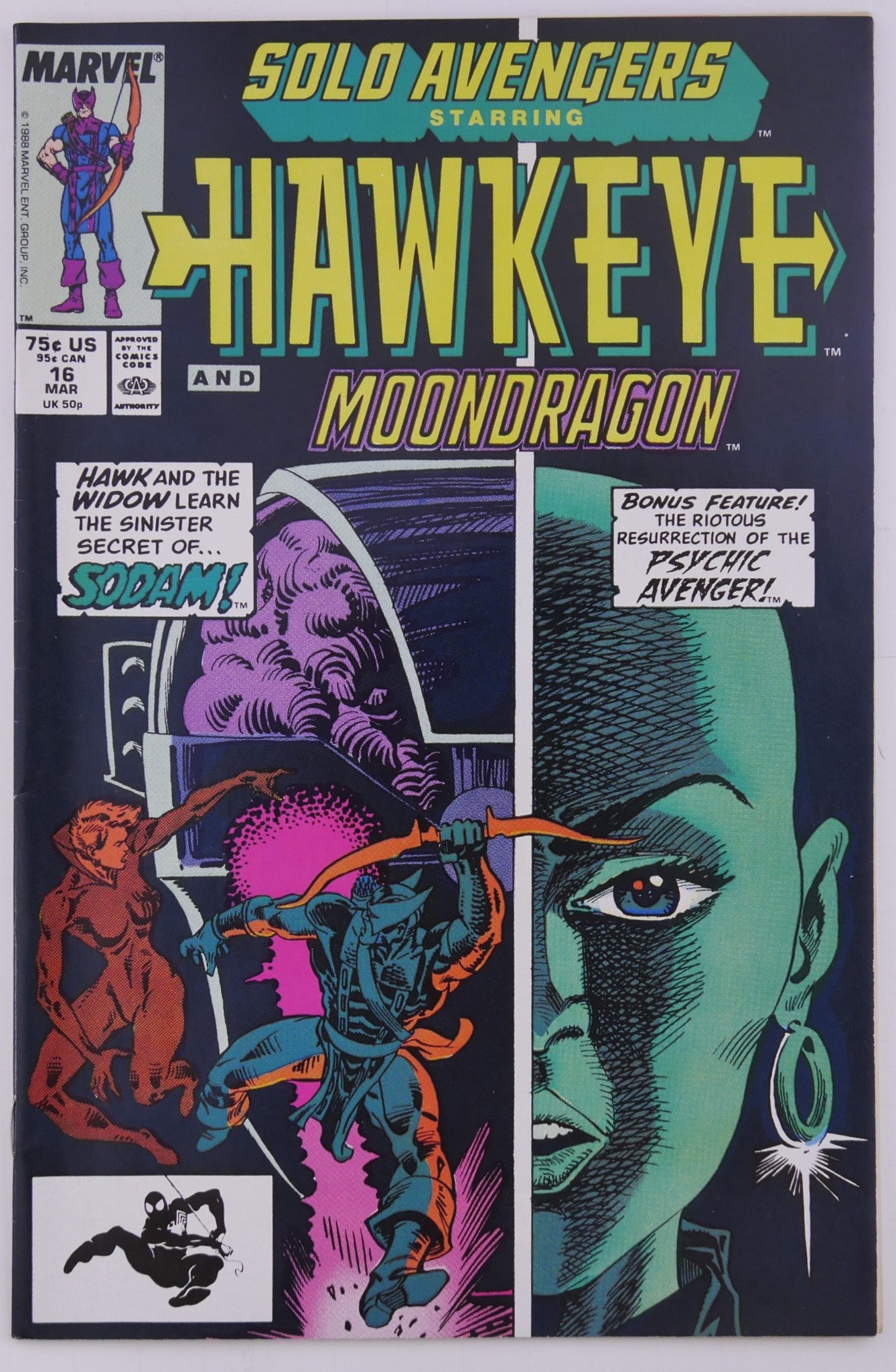 Solo Avengers Hawkeye 14–18 Marvel 1988 Run Sub-Mariner