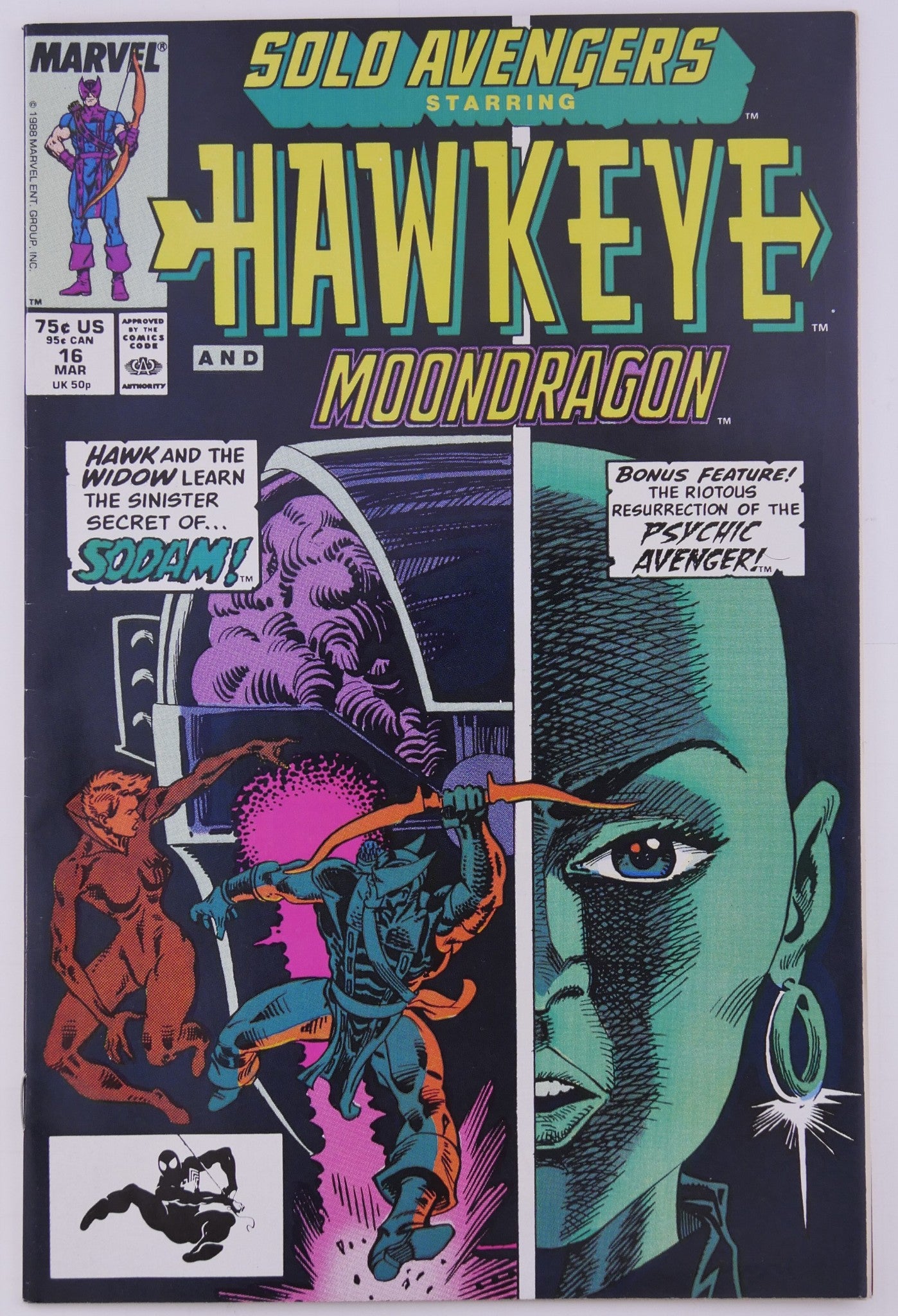 Solo Avengers Hawkeye 14–16 Marvel 1988 AIM Arc Run