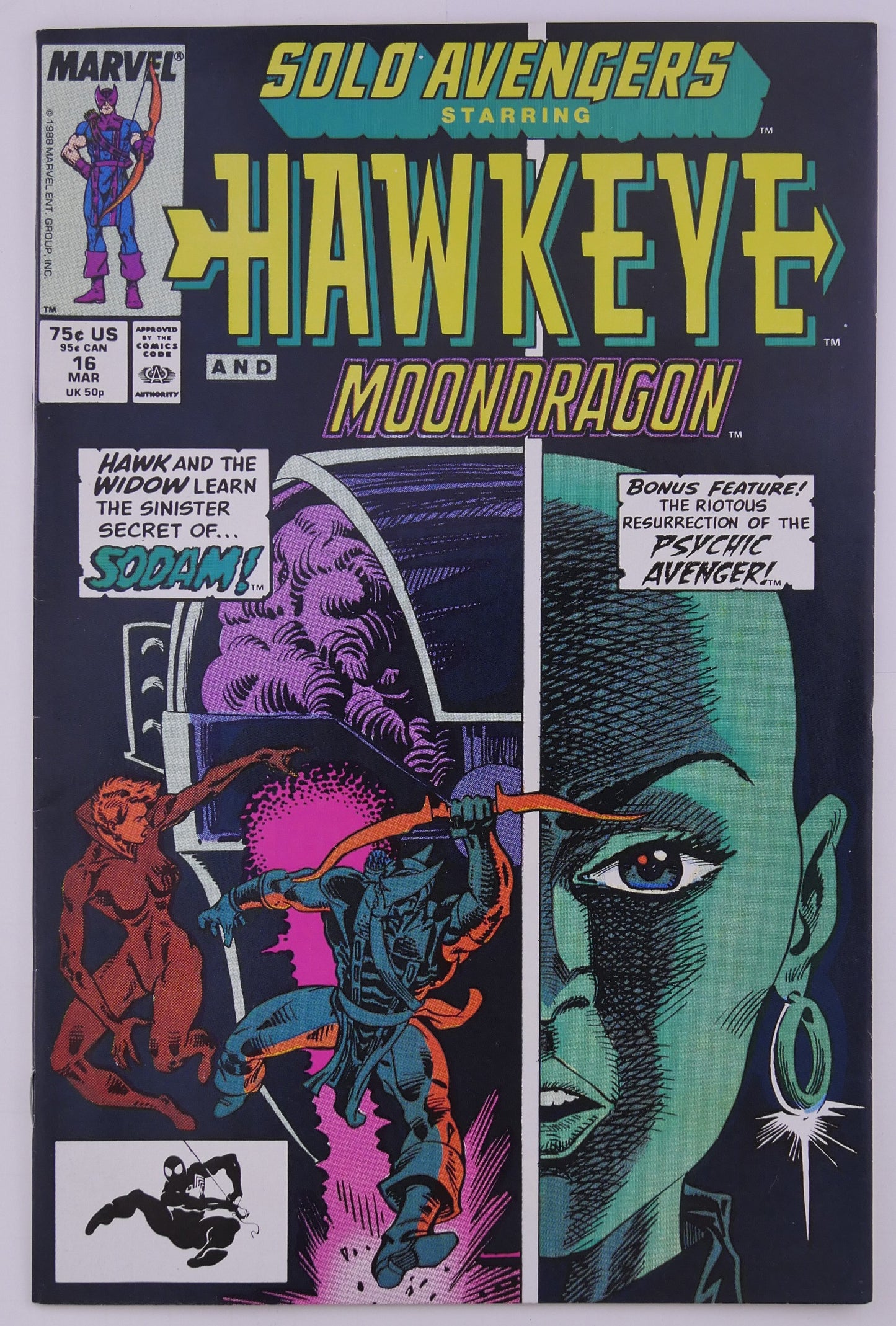 Solo Avengers Hawkeye 14–16 Marvel 1988 AIM Arc Run